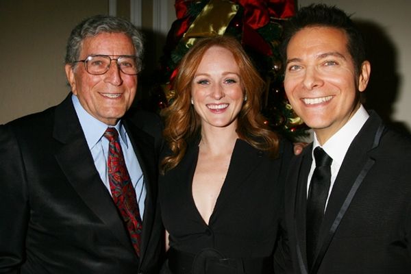 Tony Bennett, Antonia Bennett and Michael Feinstein Photo