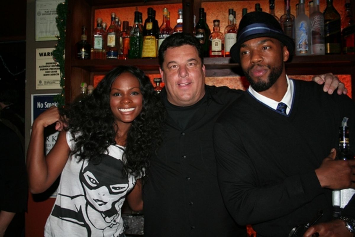 Tika Sumpter, Steven Shirripa and Tobias Trivillion at 