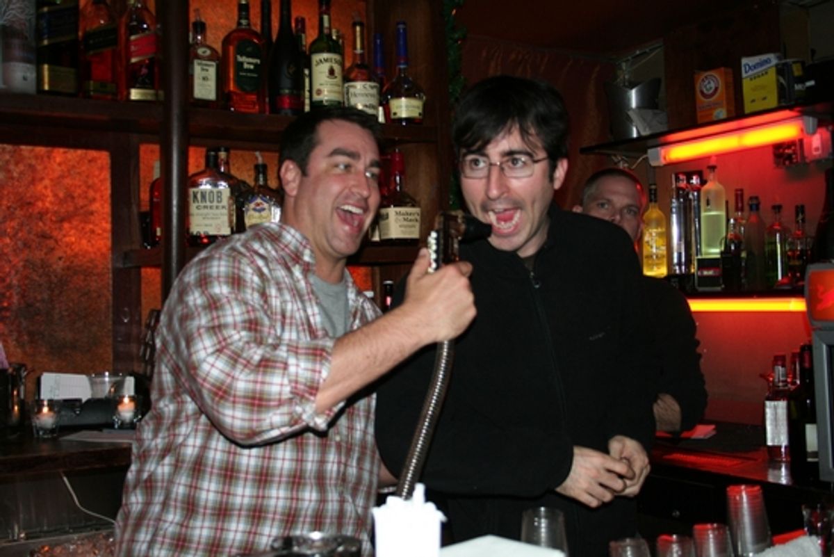 Rob Riggle (The Daily Show) and John Oliver (The Daily Show) at 