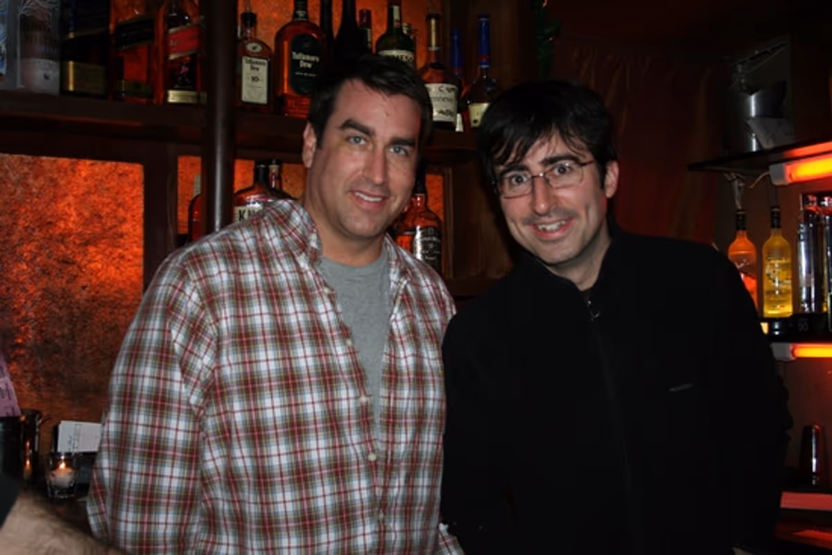 Rob Riggle and John Oliver at 