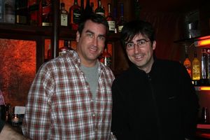 Rob Riggle and John Oliver @ BroadwayWorld Rob Riggle and John Oliver Photo