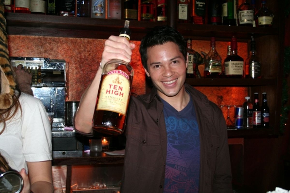 Jason Tam (ABC's 'One Life to Live') at Stockings With Care's 4th Annual 'Celebrity Bartending Night'
