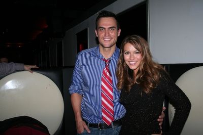 Cheyenne Jackson and Chriselle Stause (ABC's "All My Children") Photo