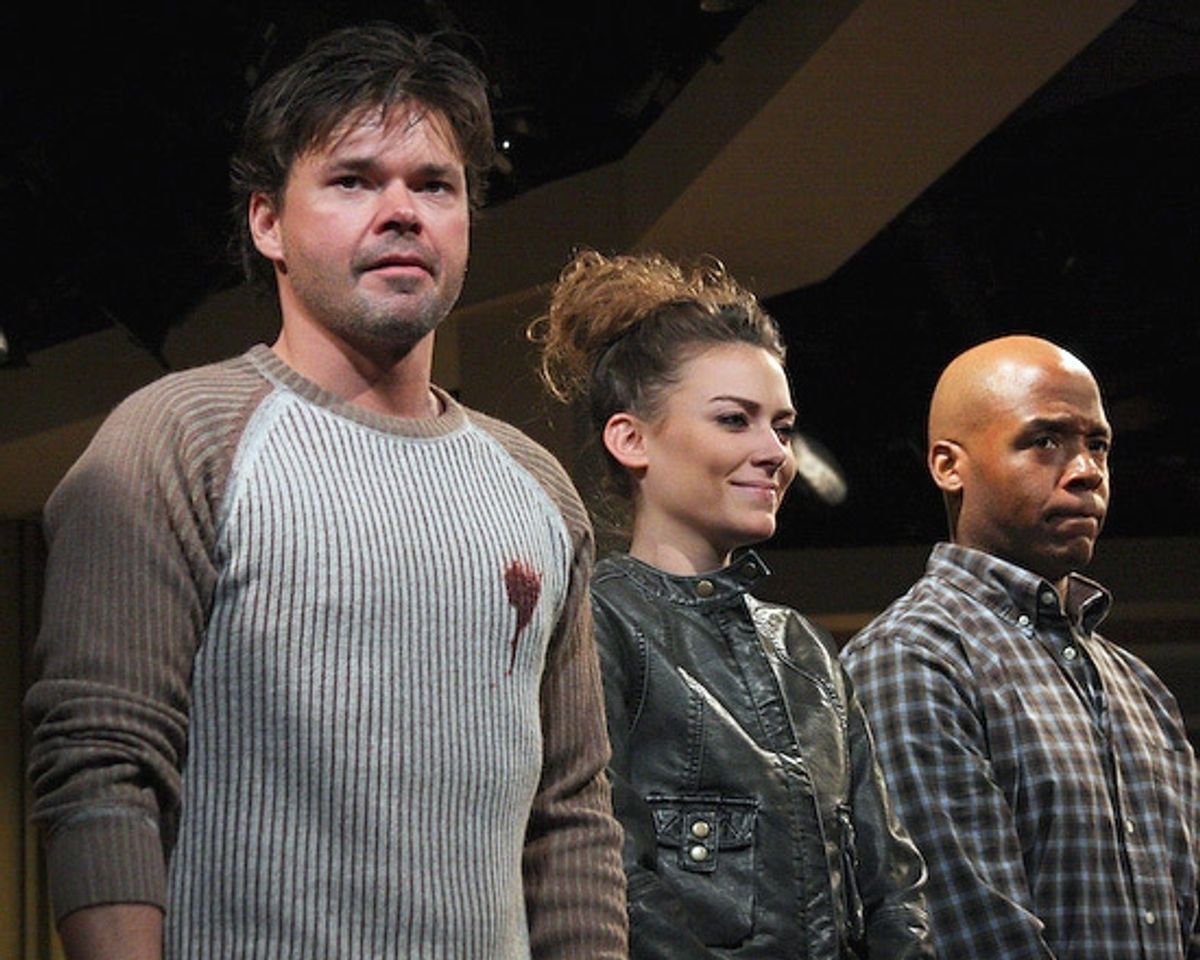 Hunter Foster, Laura E. Campbell, and Curtis McClarin at 