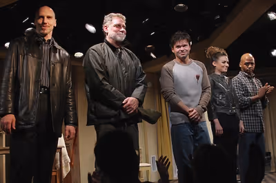 John Schiappa, Richard Masur, Hunter Foster, Laura E. Campbell, and Curtis McClarin Photo