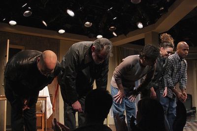 John Schiappa, Richard Masur, Hunter Foster, Laura E. Campbell, and Curtis McClarin Photo