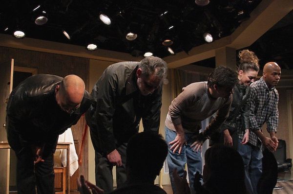 John Schiappa, Richard Masur, Hunter Foster, Laura E. Campbell, and Curtis McClarin Photo