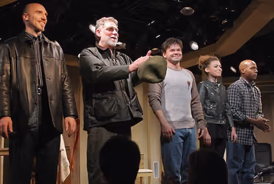 John Schiappa, Richard Masur, Hunter Foster, Laura E. Campbell, and Curtis McClarin Photo