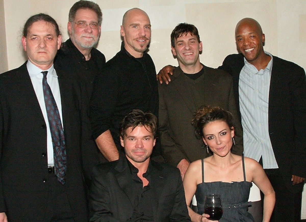 Scott Zigler, Richard Masur, Hunter Foster, John Schiappa, Billy Goda, Laura E. Campbell, and Curtis McClarin at 