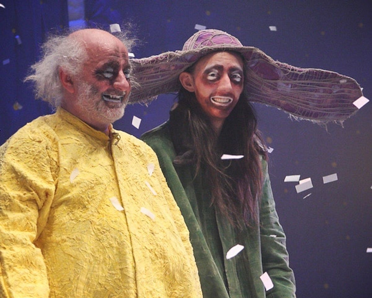 Slava Polunin and Ivan Polunin at 