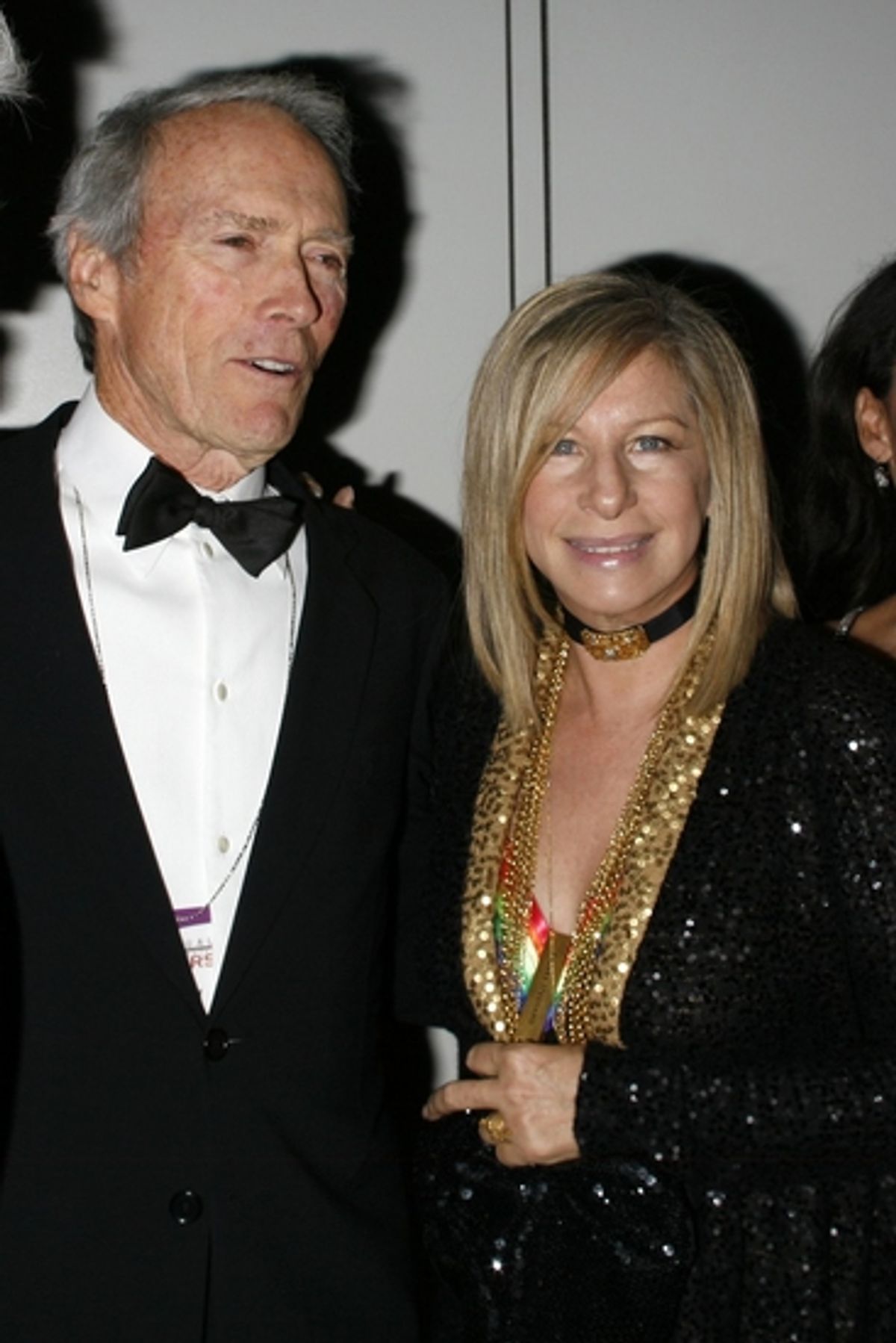 Clint Eastwood and Barbra Streisand at 2008 Kennedy Center Honorees