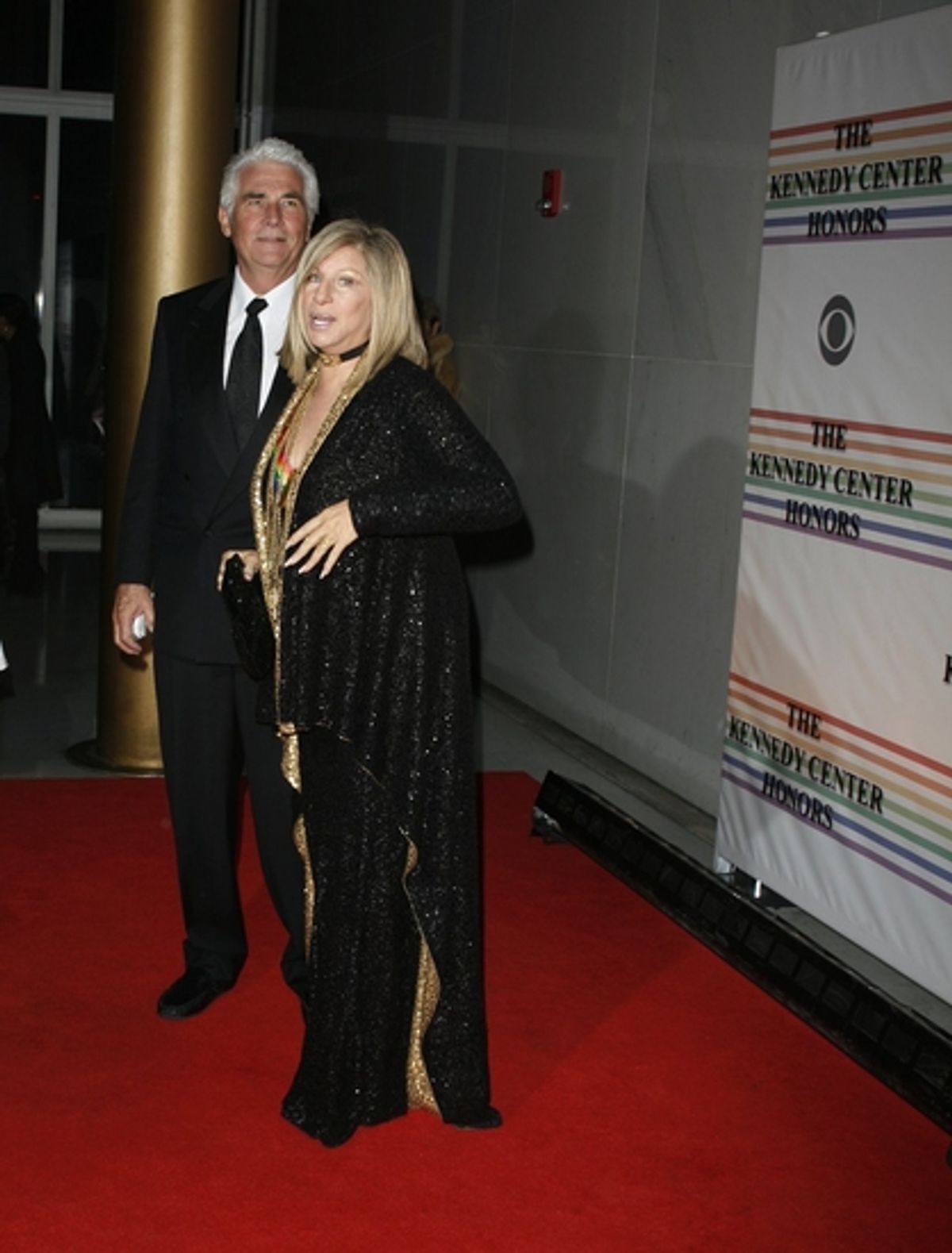 James Brolin and Barbra Streisand at 2008 Kennedy Center Honorees