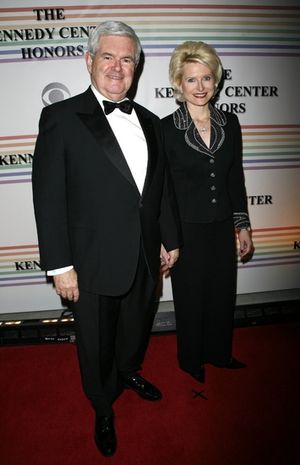 Newt Gingrich and guest Photo