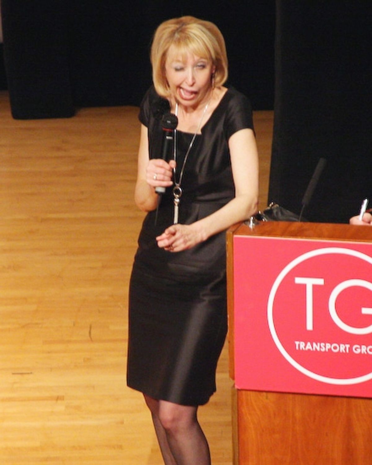 Host Julie Halston at 