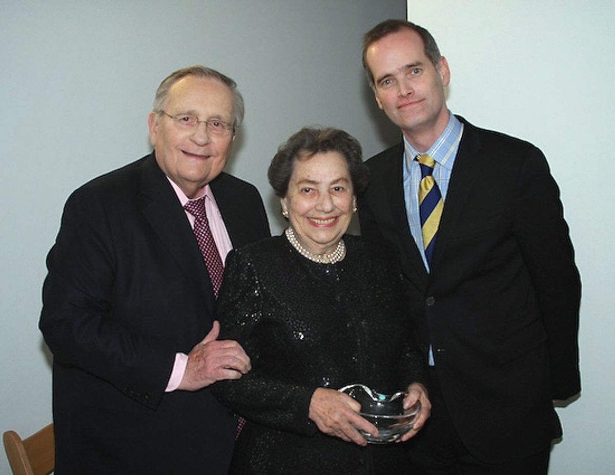 Phillip J. Smith, Betty Jacobs, and Jack Cummings at Transport Group Honors Gala