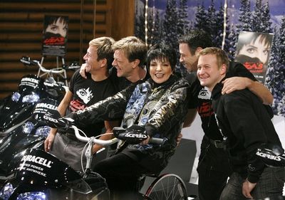 Cortes Alexander, Jim Caruso, Liza Minnelli, Tiger Martina and Johnny Rodgers
 Photo