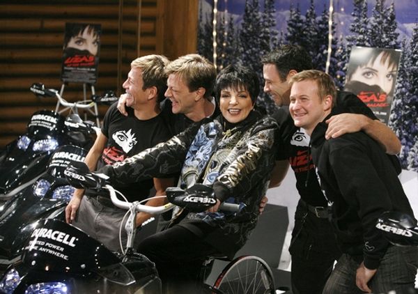 Cortes Alexander, Jim Caruso, Liza Minnelli, Tiger Martina and Johnny Rodgers
 Photo