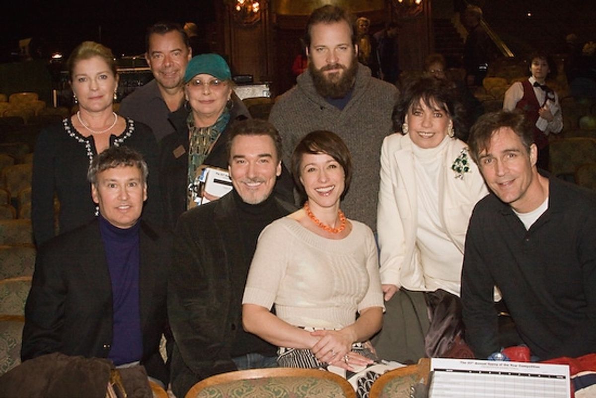 GYPSY OF THE YEAR Judges (in alphabetical order): Dr. Harold Brody, Paige Davis, Howard McGillin, Kate Mulgrew, Patrick Page, Peter Sarsgaard, Marion Duckworth Smith, and Kendall D. Ward at 