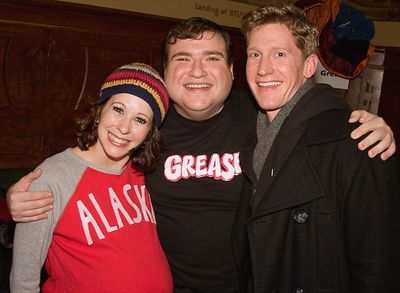 GREASE's Kirsten Wyatt, Todd Buonopane, and Jamison Scott Photo