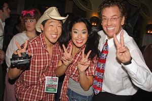 MAMMA MIA's Raymond Lee, Courtney Reed, and Pierce Bunting Photo