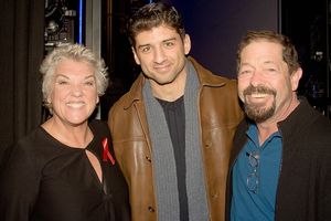 Tyne Daly, Jonathan Hadary and Tony Yazbeck Photo