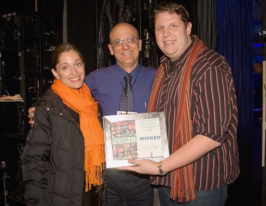 Wicked production members and Tom Viola