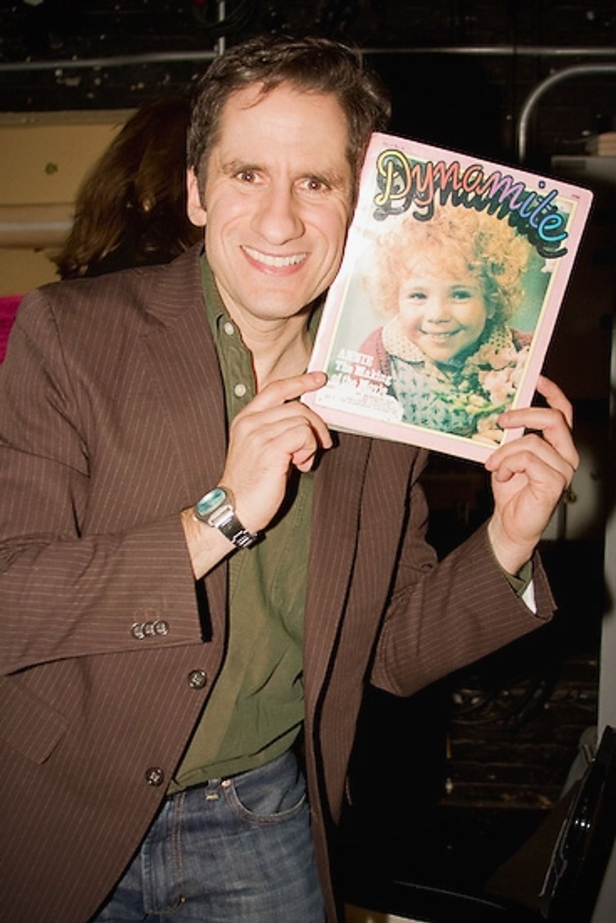 Seth Rudetsky and his favorite childhood reading material at 