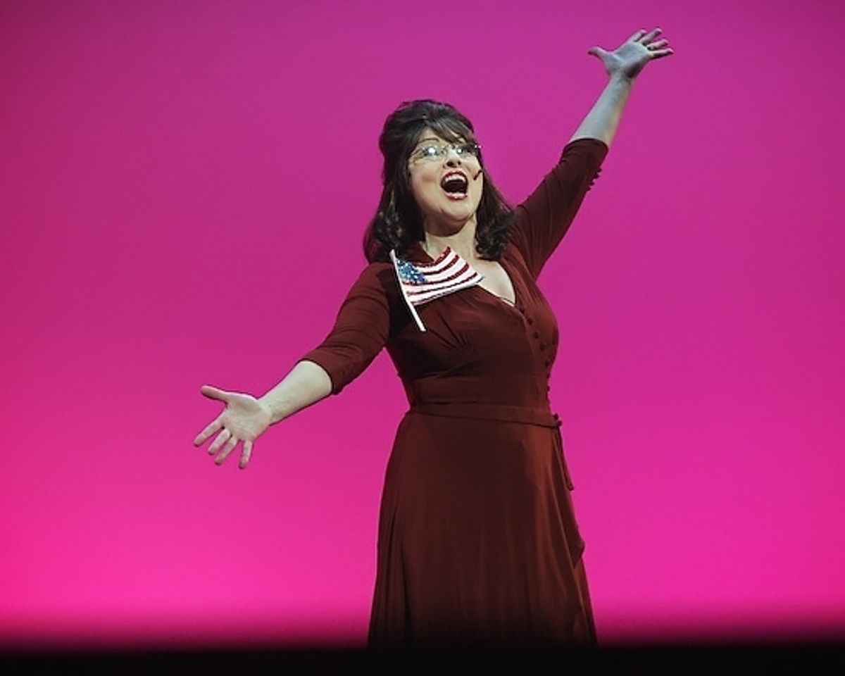 Linda Balgord as Sarah Palin as Mamma Rose at 