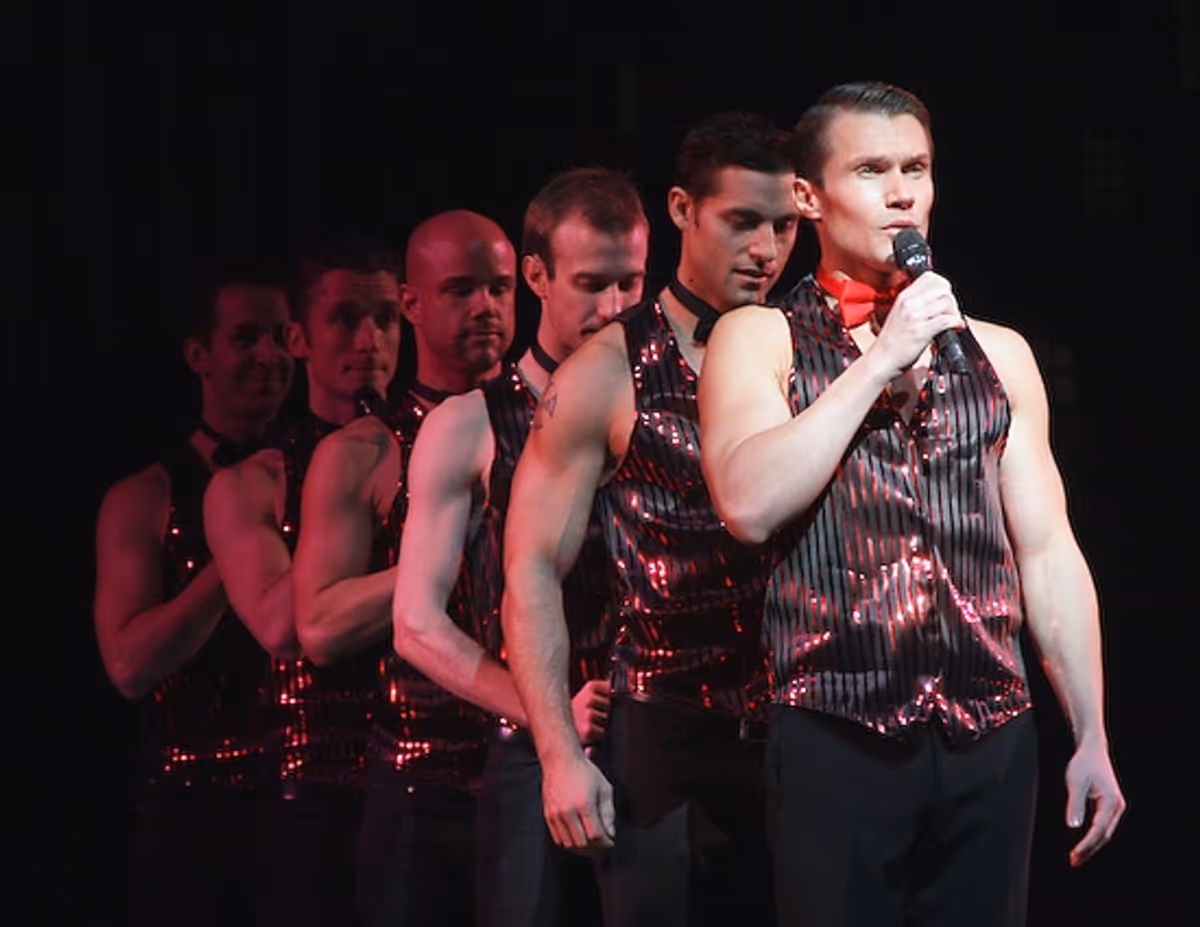 Dave August and the cast of NAKED BOYS SINGING at GYPSY OF THE YEAR 2008 - Performance