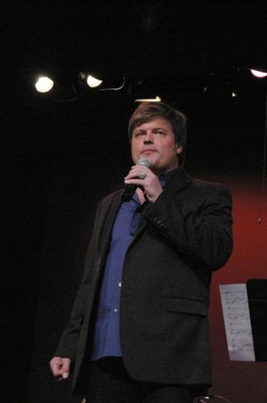 Rob Evan one of our hosts for the evening @ BroadwayWorld Rob Evan one of our hosts for the evening Photo