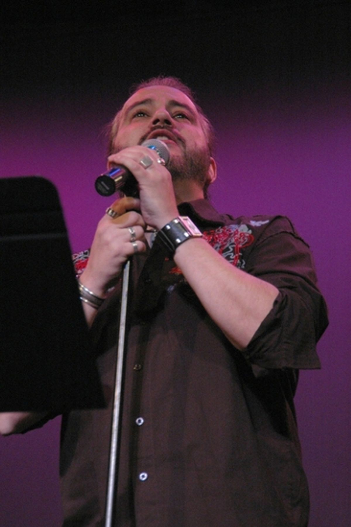 Danny Zolli at Irvington's All Star Broadway Holiday Concert