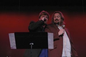 Rob Evan and Tad Wilson @ BroadwayWorld Rob Evan and Tad Wilson Photo