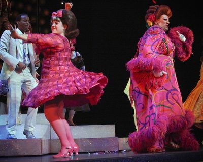 Marissa Jaret Winokur and Harvey Fierstein Photo