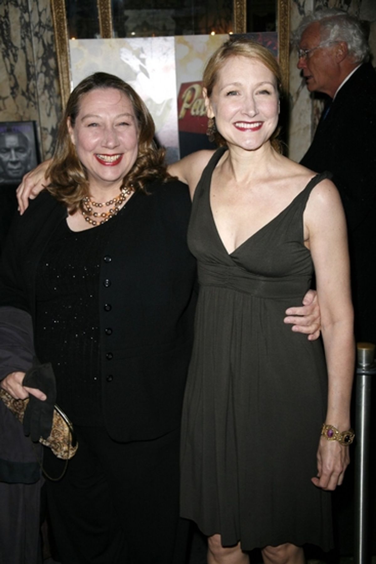 Patricia Clarkson and her sister
 at 
