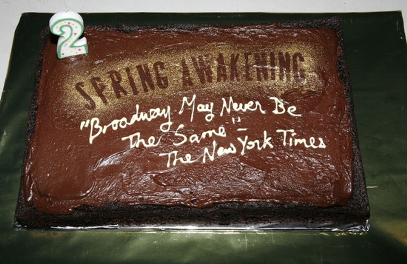 Photo Coverage: Broadway's SPRING AWAKENING Celebrates 2nd Year  Image