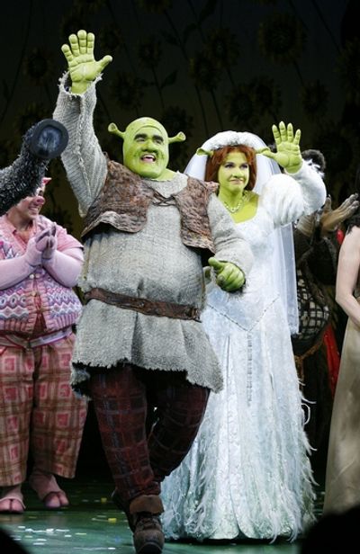 Brian d'Arcy James and Sutton Foster Photo
