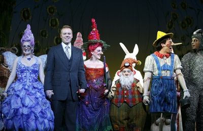 Danette Holden, Jason Moore, Jennifer Simard, Adam Riegler, John Tartaglia and Daniel Photo