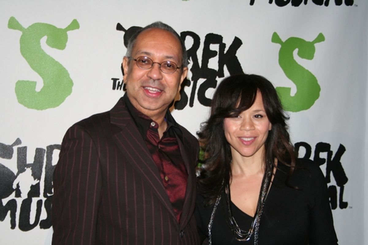 George C. Wolfe and Rosie Perez at 