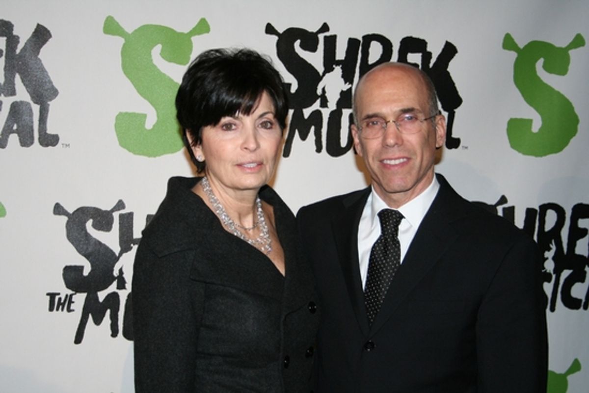 Jeffrey Katzenberg with wife Marilyn Katzenberg at 