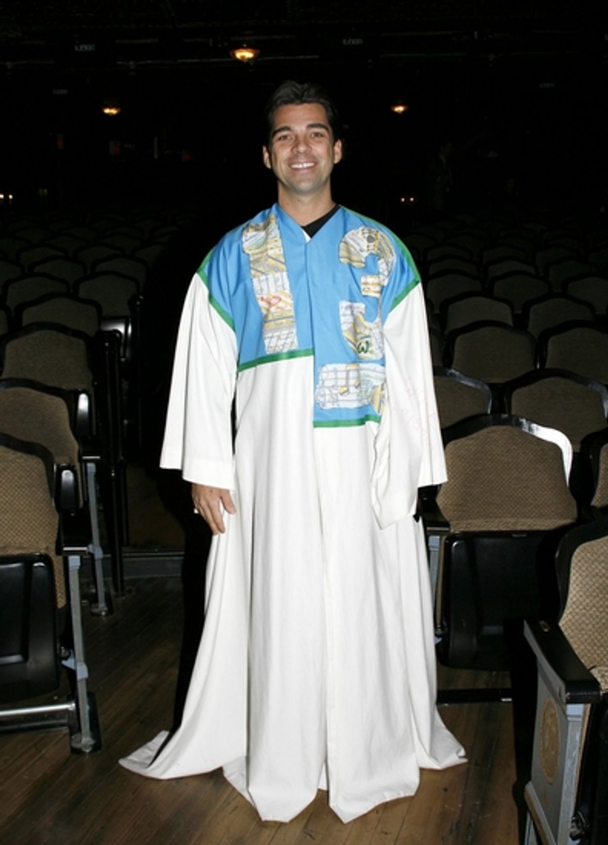 Current Gypsy Robe Winner Richie Mastascusa at PAL JOEY Gypsy Robe Ceremony