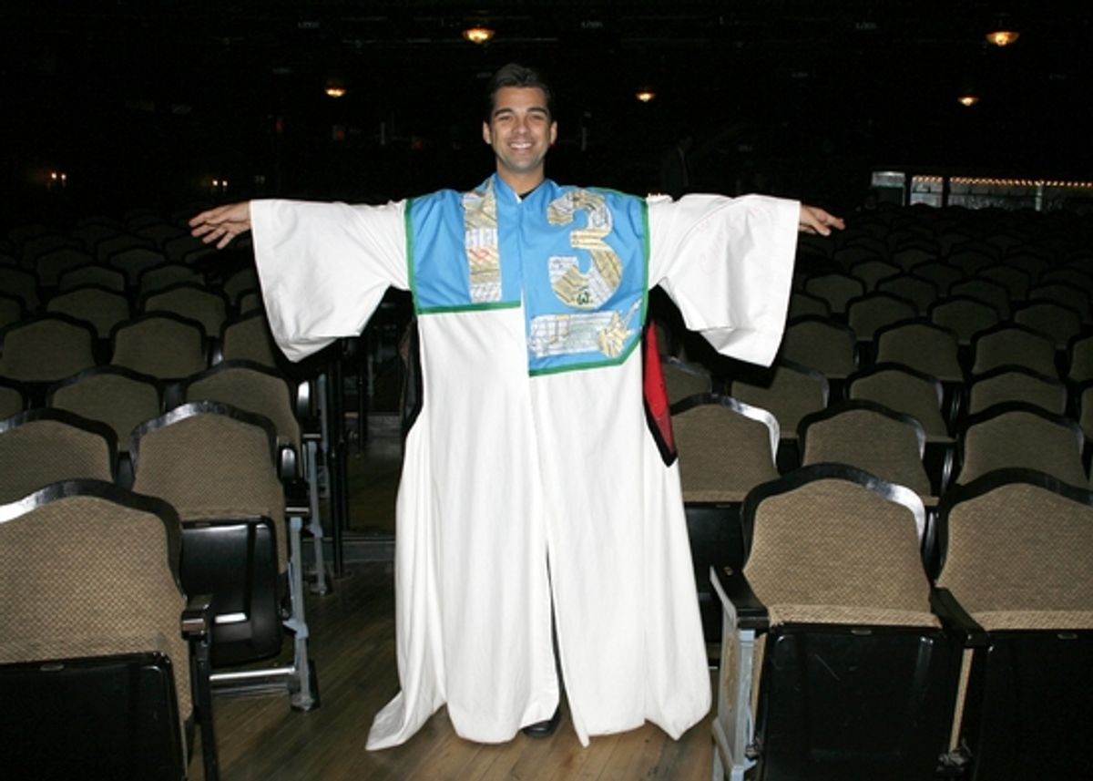 Richie Mastascusa at PAL JOEY Gypsy Robe Ceremony