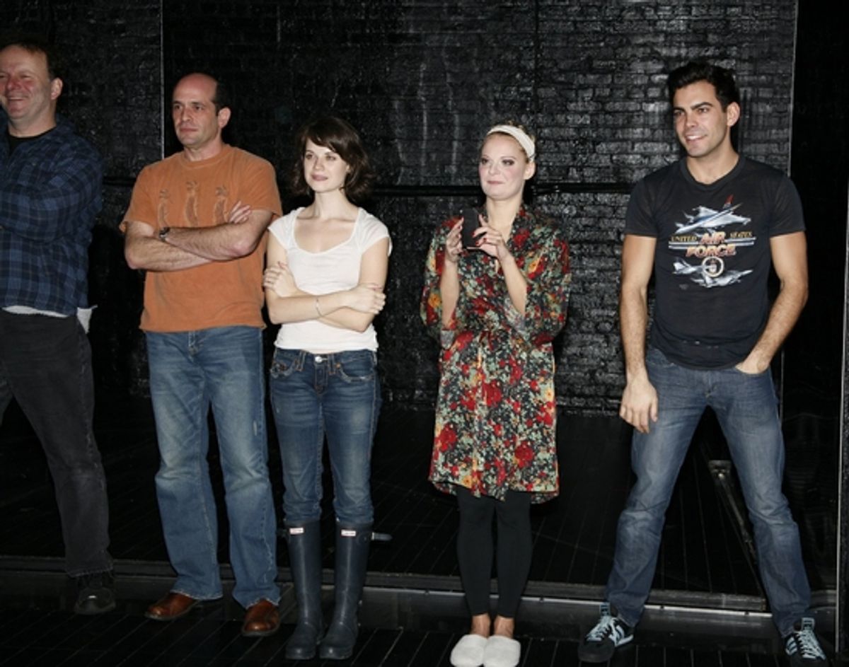 Mark Morettini, Jenny Fellner, Martha Plimpton and Matthew Risch at 