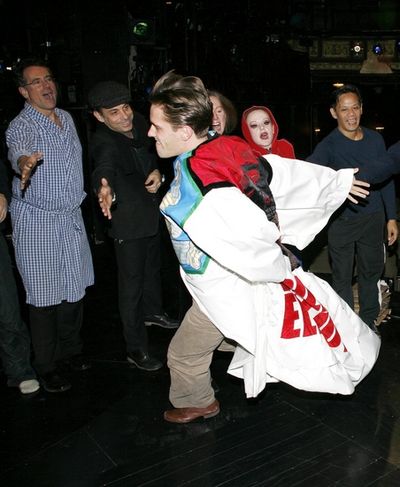 Eric Sciotto wears the Gypsy robe with joy! Photo
