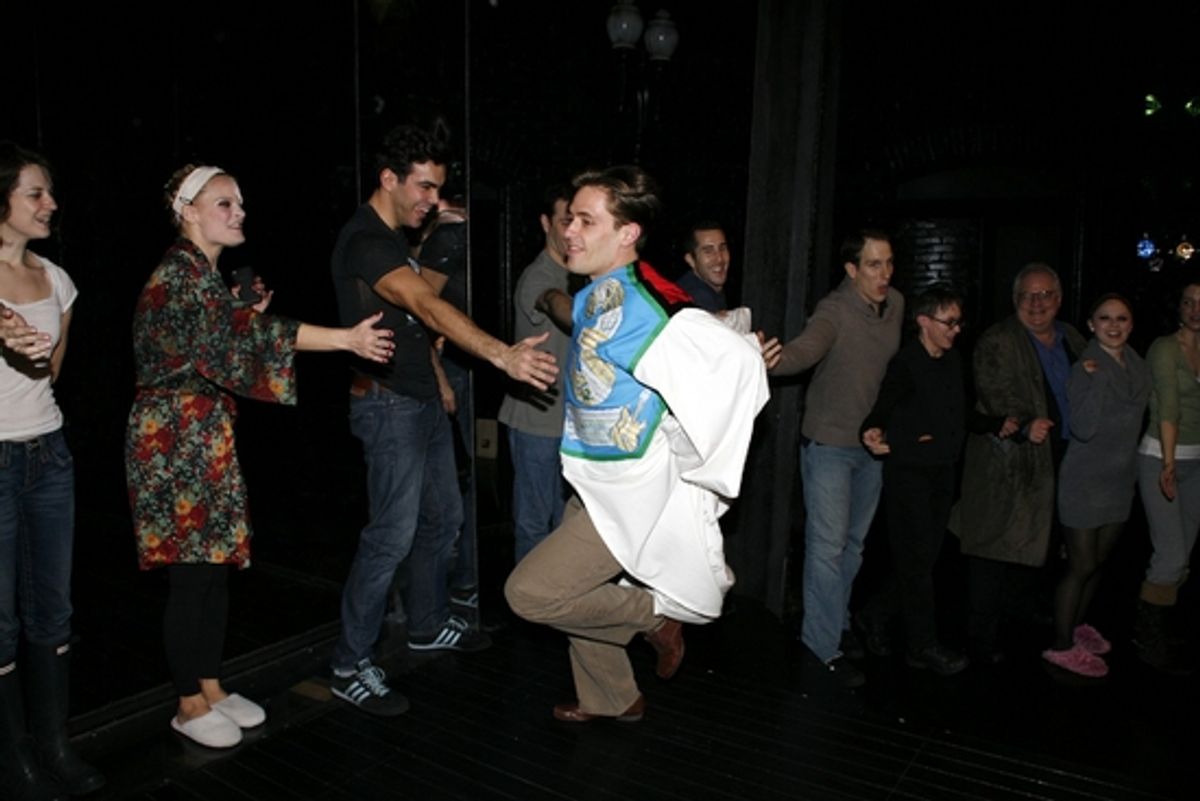 Jenny Fellner, Martha Plimpton, Matthew Risch cheer on Eric Sciotto at 