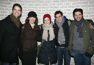 J. Robert Spencer, Alice Ripley, Jennifer Damiano, Adam Chancler-Berat and Louis Hobs Photo