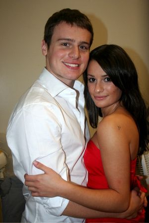 Jonathan Groff and Lea Michele @ BroadwayWorld Jonathan Groff and Lea Michele Photo