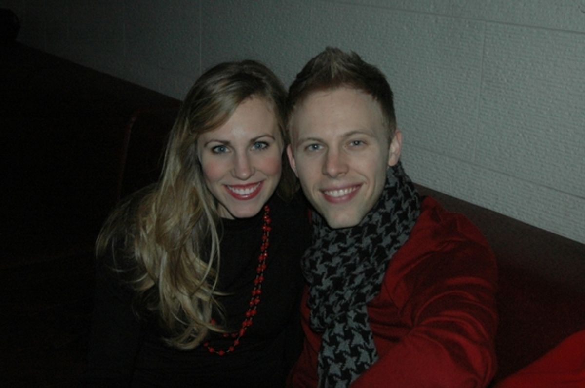 Justin Paul and Asher Fogle at 