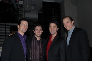 The Jersey Boys-Dominic Nolfi, Jarrod Spector, Miles Aubrey and John Hickman Photo