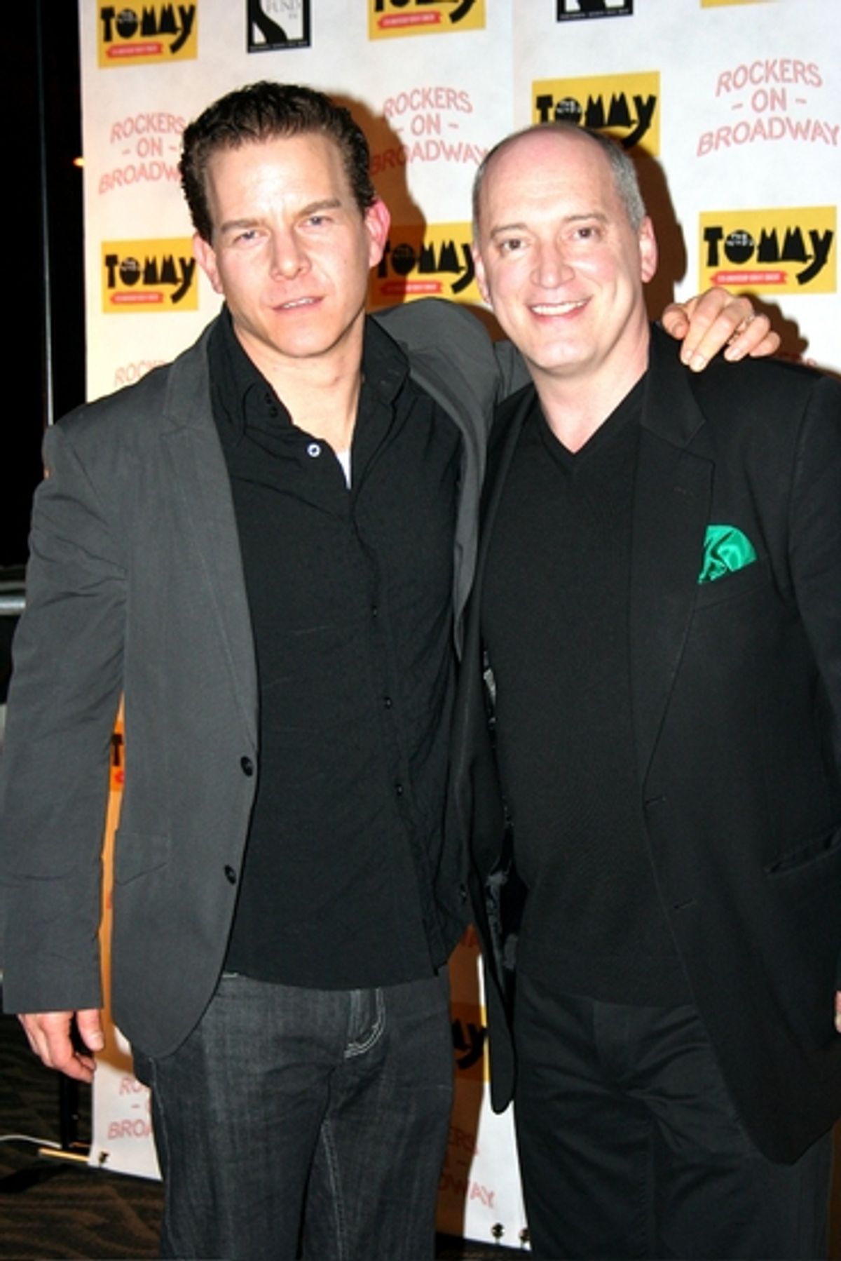 Christian Hoff and Donnie Kehr at The Who's TOMMY: 15th Anniversary Benefit Concert