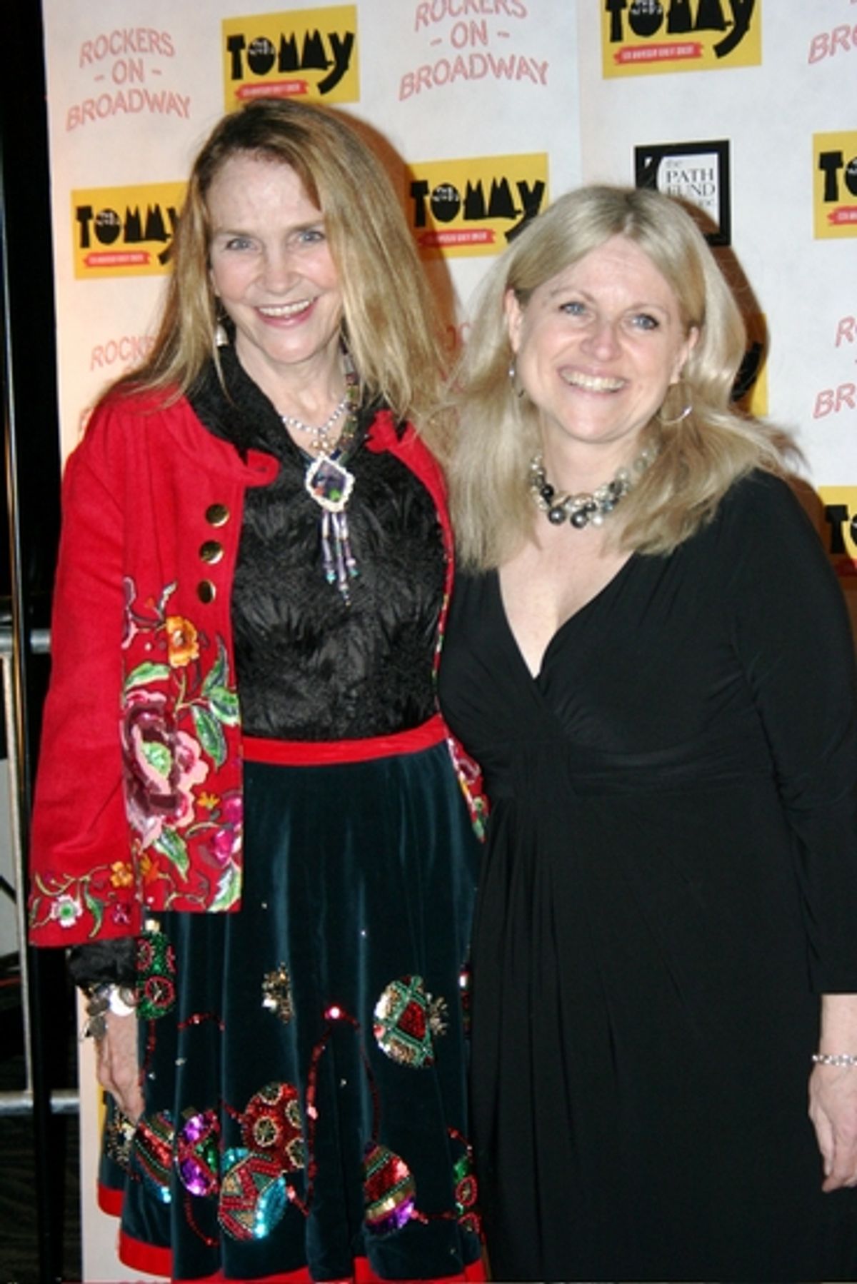 Kate Taylor and Sandy Hicks at The Who's TOMMY: 15th Anniversary Benefit Concert